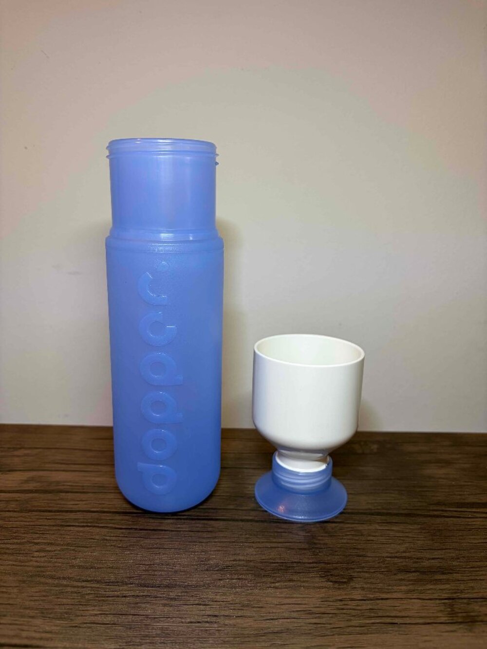 Unique Design Dopper Reusable Water Bottle BPA Free 15.25 oz Pacific Blue